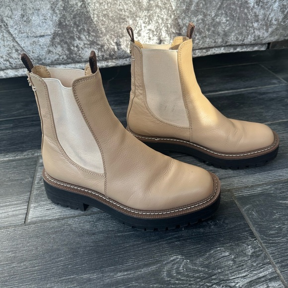 Sam Edelman Laguna Chelsea Boot in  neutral beige size 6.5 - Picture 8 of 17